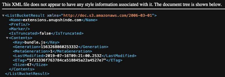 extensions.anupshinde.com loaded up an XML file