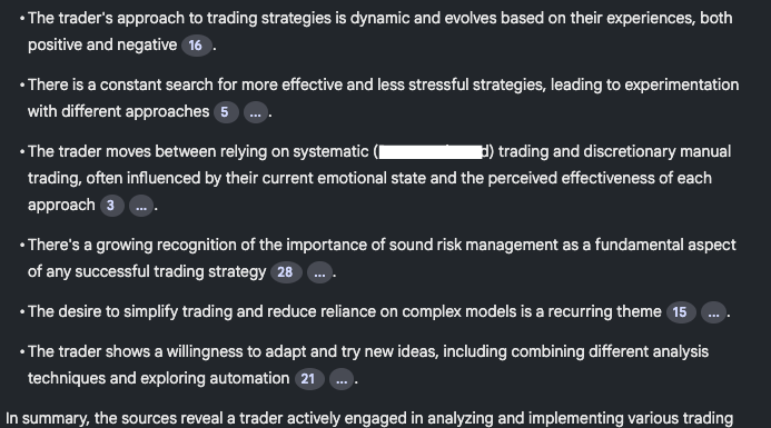 Summary for a Mind Map node generated by NotebookLM